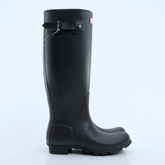 NIB Hunter Original Tall Rain Boots Matte in Black Women Size 8 - Picture 4 of 15